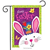 View Briarwood Lane Easter Greetings Garden Flag Bunny Holiday 12.5" x 18" - 