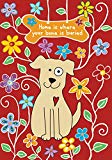 View Toland Home Garden Dog Bone Red 12.5 x 18 Inch Decorative Cute Pet Puppy Flower Home Garden Flag - 