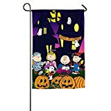 View  Snoopy Happy Halloween Decorative Garden Flag - 