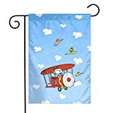 View Flying Snoopy Unique Decorative Outdoor Yard Flag - 