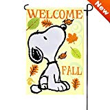View Peanuts Welcome Fall 12" X 18" Flag - 
